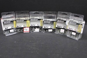 Hillman Fas-n-Tite Exterior Wood Screws Mixed Lot (Lot of 6)