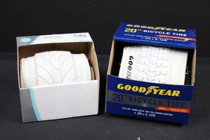 Goodyear 20 X 2.125 BMX Tire & White Bicycle Tire Mixed Lot