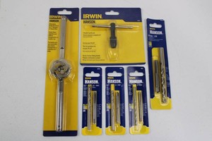 Irwin Hanson Tap and Die Tools - 6-Piece Mixed Lot