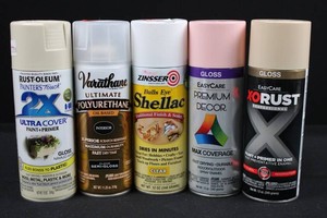 Rust-Oleum, Varathane, Zinsser & EasyCare Paint Mixed Lot of 5
