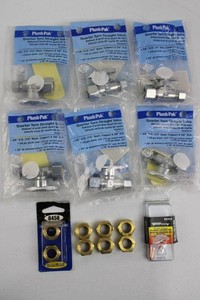 PlumbPak, BrassCraft & Forney Plumbing Hardware Mixed Lot