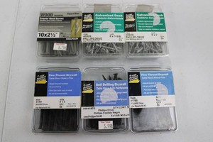 Hillman Fas-n-Tite & Project Center Fastener Mixed Lot