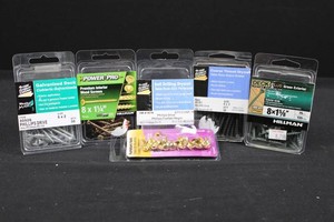 6 Packs Hillman, Power-Pro & Drywall Fasteners