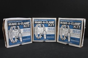 Breeze Make-A-Clamp 100% Stainless Steel Kits - 2in Diameter & Up (Lot of 3)