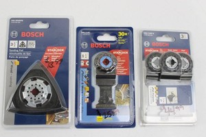 Bosch Starlock Oscillating Tool Accessories Mixed Lot - 3 Packages
