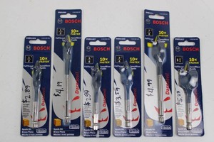 Bosch Daredevil FullThread Spade Bits Assorted Sizes (Lot of 6)