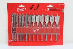 Milwaukee 48-27-1520 13-Piece Flat Boring Bit Set