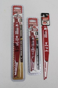 Diablo Carbide Reciprocating Saw Blades Mixed Assortment - 7-Piece