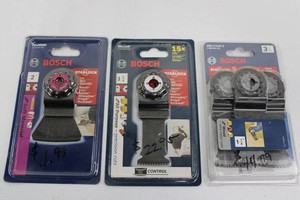 Bosch Starlock Oscillating Blades Mixed Lot - 3 Packages