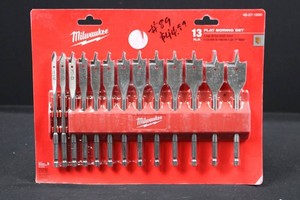 Milwaukee 48-27-1520 13-Piece Flat Boring Bit Set