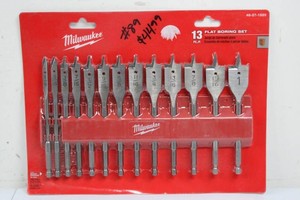Milwaukee 48-27-1520 13-Piece Flat Boring Bit Set