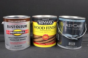 Rust-Oleum, Minwax & EasyCare Paint Mixed Lot - 3 Cans