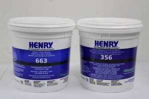 Henry 663 & 356 Flooring Adhesive Mixed Lot