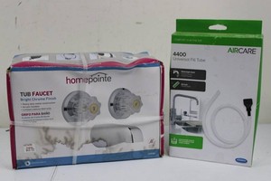 Homepointe Tub Faucet & AirCare 4400 Fill Tube Mixed Lot