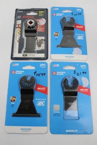 Bosch & Imperial Blades Oscillating Tool Blade Mixed Lot