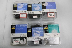 The Project Center Drywall & Deck Screws 6-Package Mixed Lot