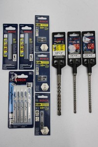 Bosch Drill, Driver, Masonry & Jigsaw Accessory Mixed Lot