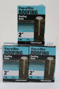 Hillman Fas-n-Tite 2-Inch Electrogalvanized Roofing Nails (Lot of 3)