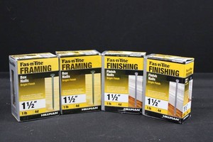 Hillman Fas-n-Tite Framing & Finishing Nails - 4 Boxes
