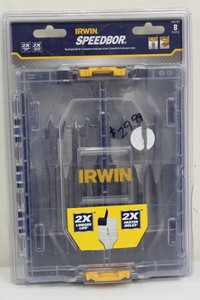 IRWIN SPEEDBOR IWA128PC 8-Piece Wood Spade Bit Set