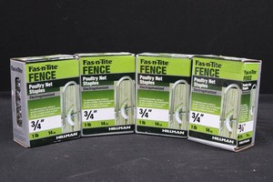 Hillman Fas-n-Tite 34in Poultry Net Staples (Lot of 4)