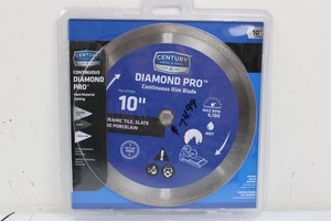 Century Diamond Pro 10-Inch Continuous Rim Diamond Blade 75459
