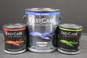 EasyCare Ultra Premium Interior & Exterior Paint Mixed Lot (Lot of 3)
