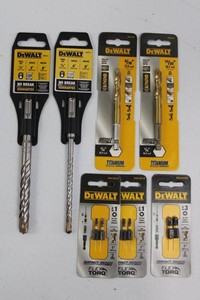 DeWalt Drill & Impact Bit Accessories Mixed Lot of 7