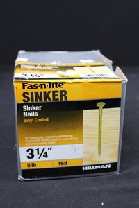 Hillman Fas-n-Tite 3-14 in Vinyl-Coated Sinker Nails, 5 Lb