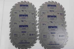 Irwin Classic 7 14 in 24T Circular Saw Blades (Lot of 6)