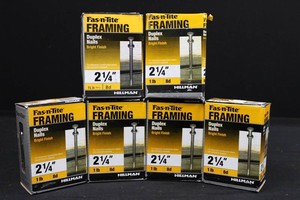 Hillman Fas-n-Tite 2 14in 8d Duplex Nails, 84ct (Lot of 6)