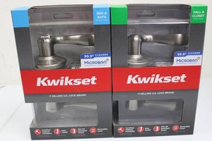 Kwikset Tustin Satin Nickel Door Levers 720TNL & 730TNL (Lot of 2)