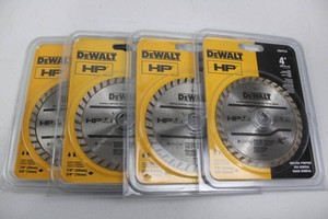 DeWalt DW4724 HP 4-Inch Diamond Blades (Lot of 4)