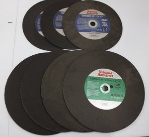 Virginia Abrasives Concrete & Asphalt Cutting Wheels Mixed Lot of 7