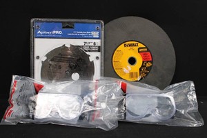 DeWalt DW8022 Wheel, AvantiPRO Blade & 3M Goggles Mixed Lot