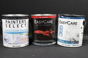 Painters Select & EasyCare Paint Mixed Lot - 3 Cans