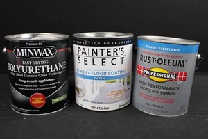 Minwax, Painters Select & Rust-Oleum Coatings Mixed Lot