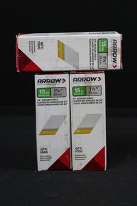 Arrow 15 GA 1-12in 34-Degree Galvanized Angled Nails (Lot of 3)