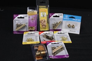 National Hardware & Assorted Furniture Hardware Mixed Lot - 10 Packages