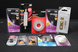 Feit Electric, 3M, National Hardware & Mi-T-M Mixed Lot