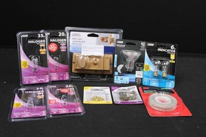 Mixed Lot Feit Lighting, First Watch Hardware, National Hardware & 3M Tape