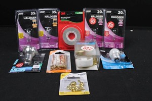Mixed Lot Feit Electric Lighting, 3M Tape & Hardware