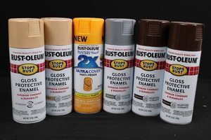 Rust-Oleum Spray Paint Assortment 12 Oz. Cans (Lot of 6)