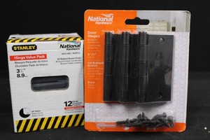 Stanley National Hardware Door Hinges N612-062 & RCP512 Mixed Lot