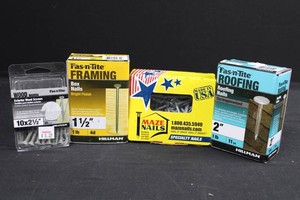 Hillman Fas-n-Tite & Maze Nails Mixed Lot