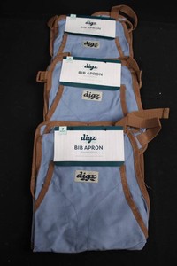 Digz 7-Pocket Bib Gardening Aprons (Lot of 3)
