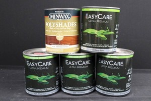 Minwax PolyShades & EasyCare Paint Mixed Lot - 5 Cans