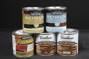 Minwax & Varathane Wood Finish Mixed Lot - 5 Cans