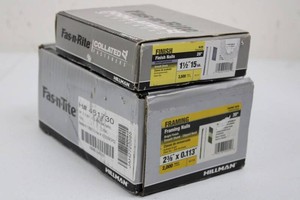 Hillman Finish & Framing Nails - 5,500 Count 2-Box Mixed Lot