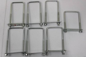 Exterior WeatherGuard N245-019 & N245-027 Square U-bolts (Lot of 6)